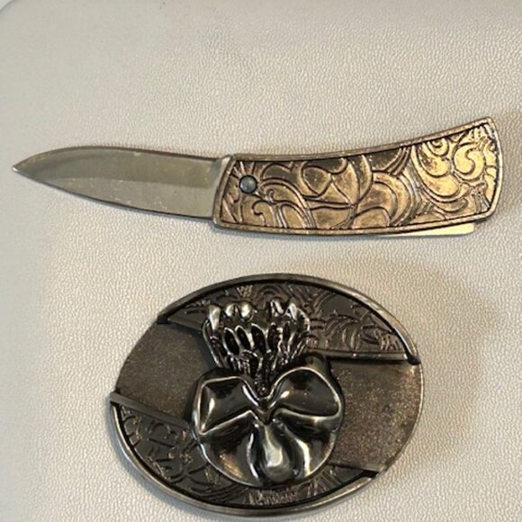 Belt Buckle Skull with hidden knife - Picture 5 of 5